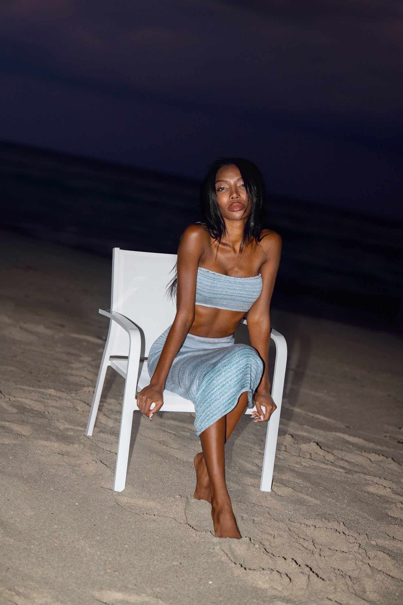SELMA 2-COLOR TUBE CROP