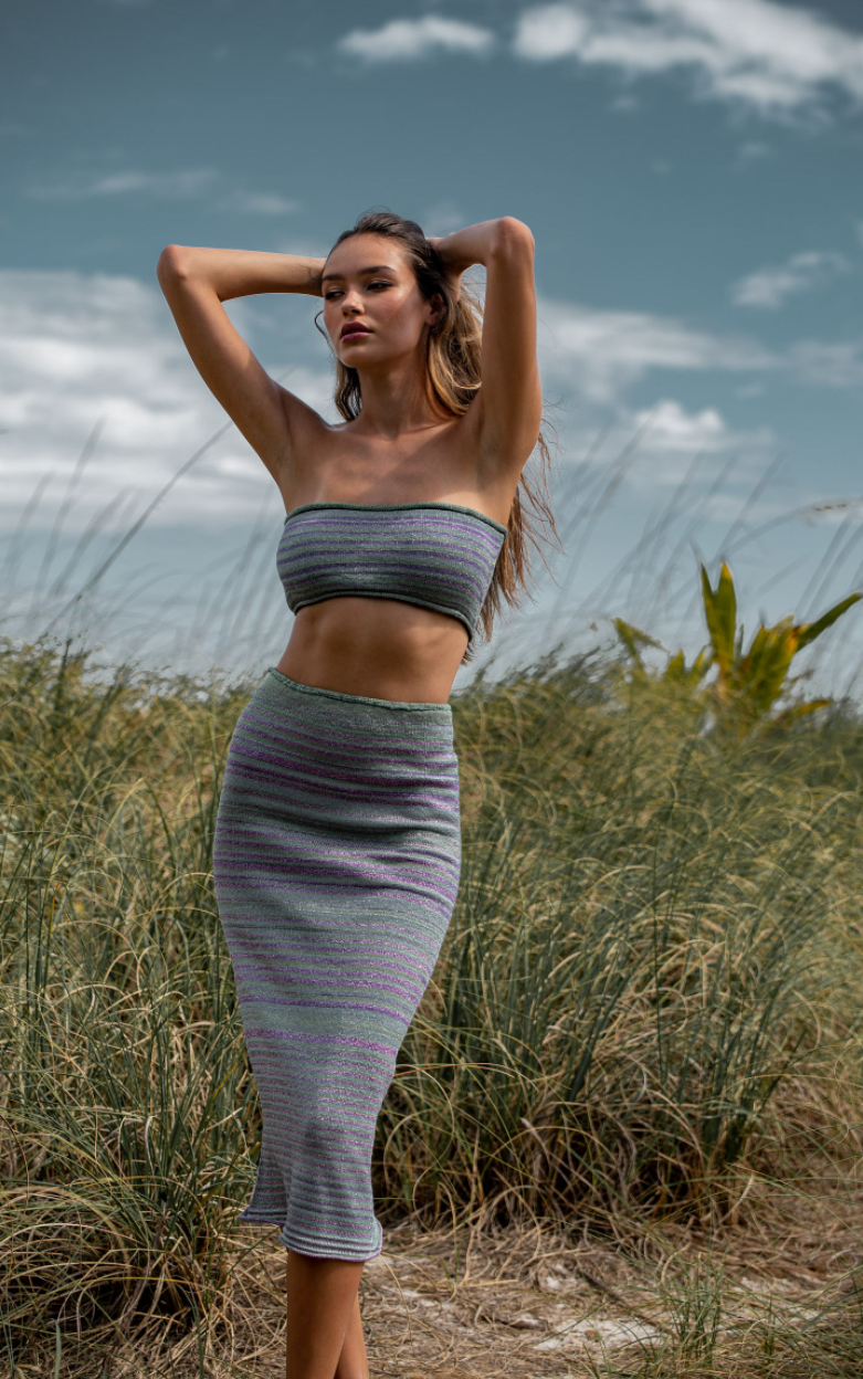 SELMA MULTI-COLOR TUBE CROP